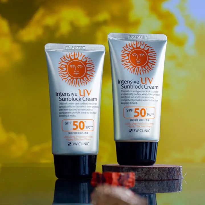 3W Clinic Sunblock packaging