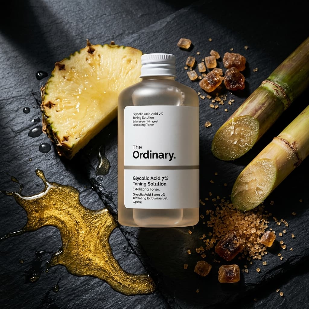 Glycolic acid botanical active ingredients